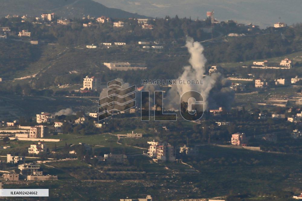 LEBANON-ISRAEL-BORDER-TENSIONS
