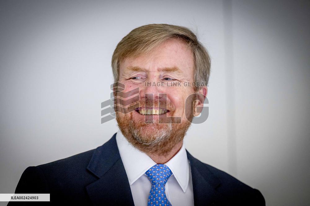 King Willem Alexander Working Visit To NFI