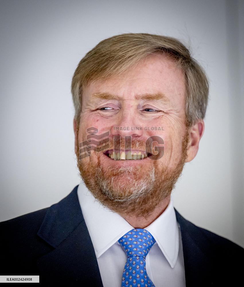 King Willem Alexander Working Visit To NFI