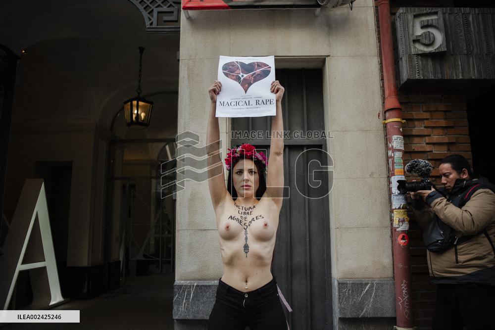Femen denounces cases of sexual violence in Spanish cinema - Madrid