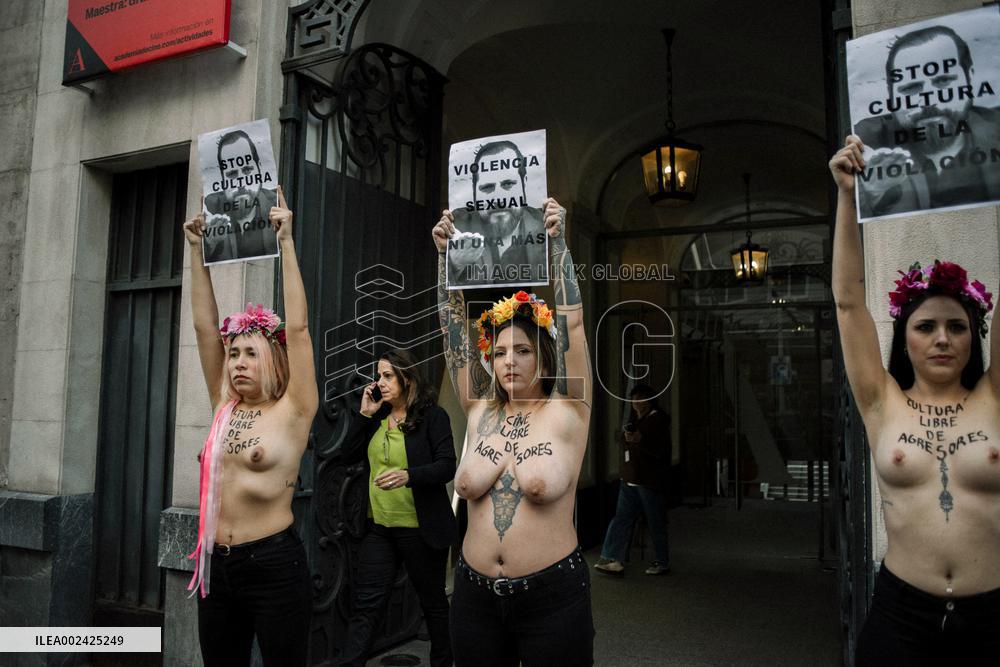 Femen denounces cases of sexual violence in Spanish cinema - Madrid