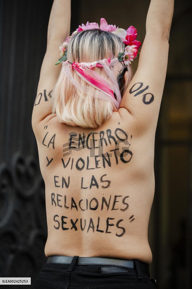 Femen denounces cases of sexual violence in Spanish cinema - Madrid