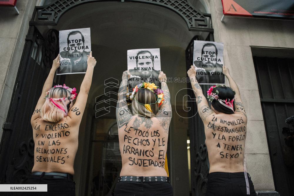 Femen denounces cases of sexual violence in Spanish cinema - Madrid