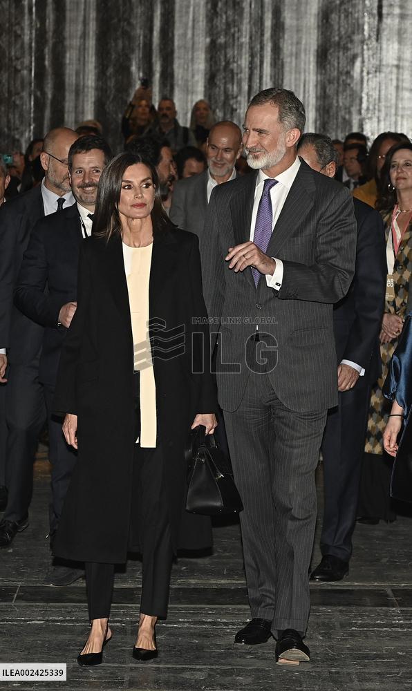 Royals At The Inauguration Of ARCO  Fair - Madrid