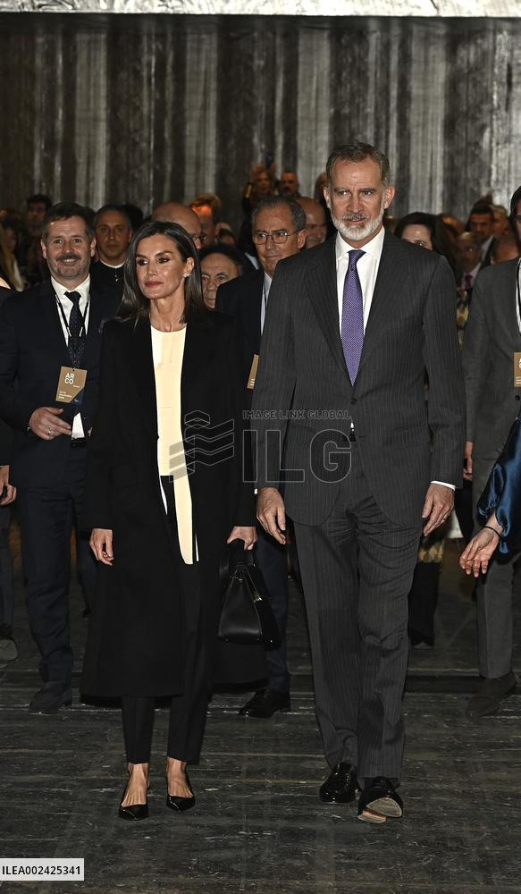 Royals At The Inauguration Of ARCO  Fair - Madrid