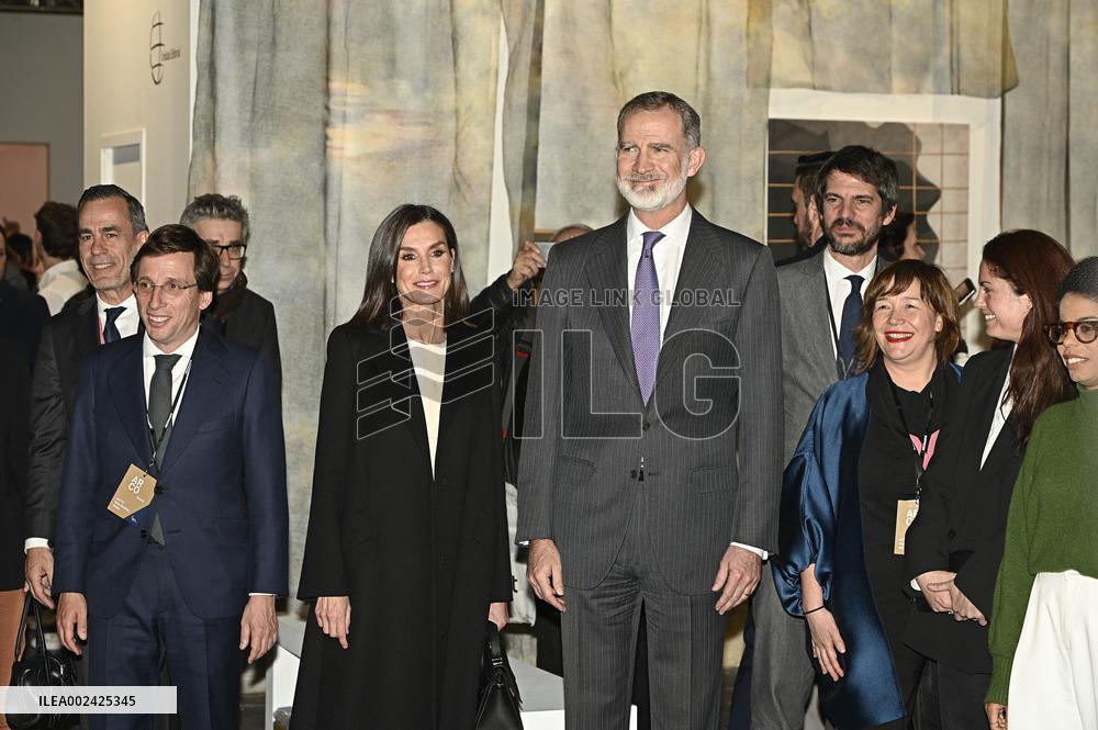 Royals At The Inauguration Of ARCO  Fair - Madrid