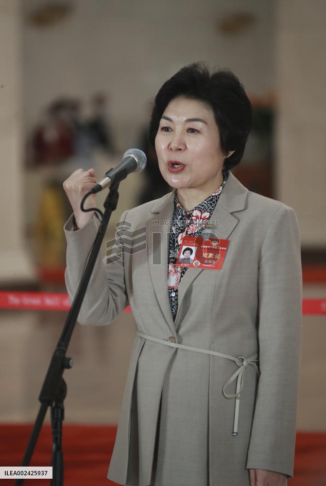 (TWO SESSIONS) CHINA-BEIJING-CPPCC-MEMBERS-INTERVIEW (CN)