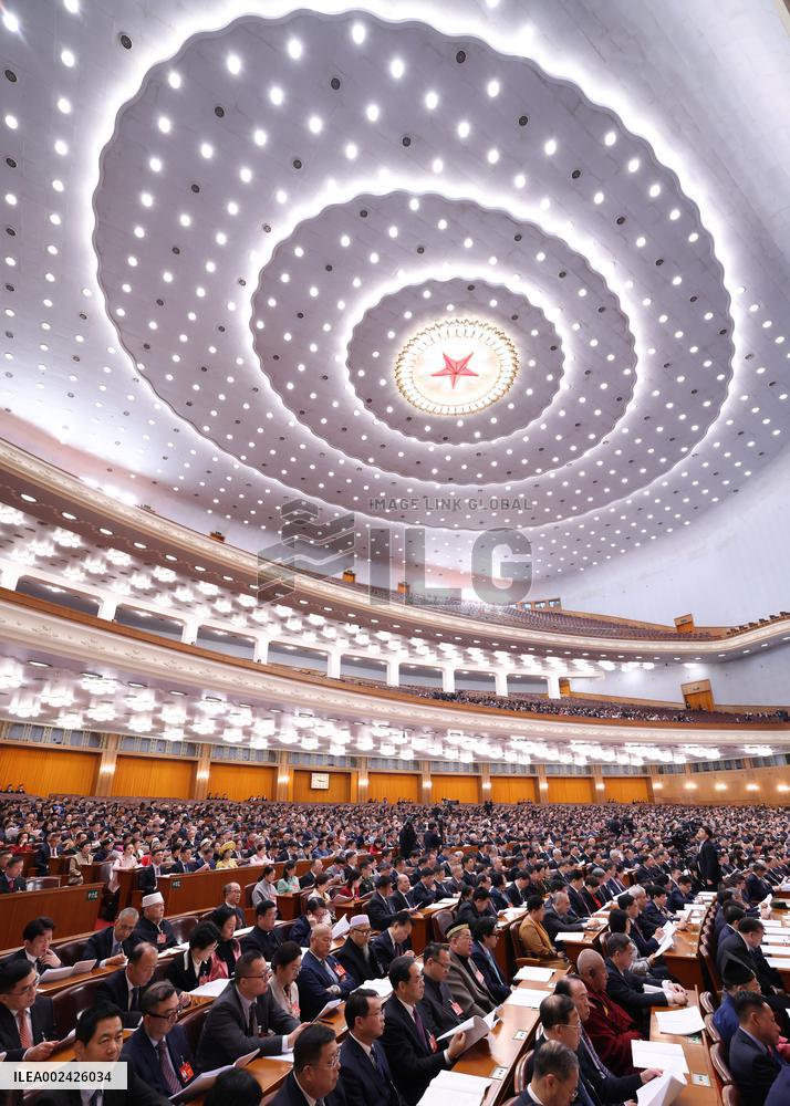 (TWO SESSIONS) CHINA-BEIJING-CPPCC-ANNUAL SESSION-SECOND PLENARY MEETING (CN)