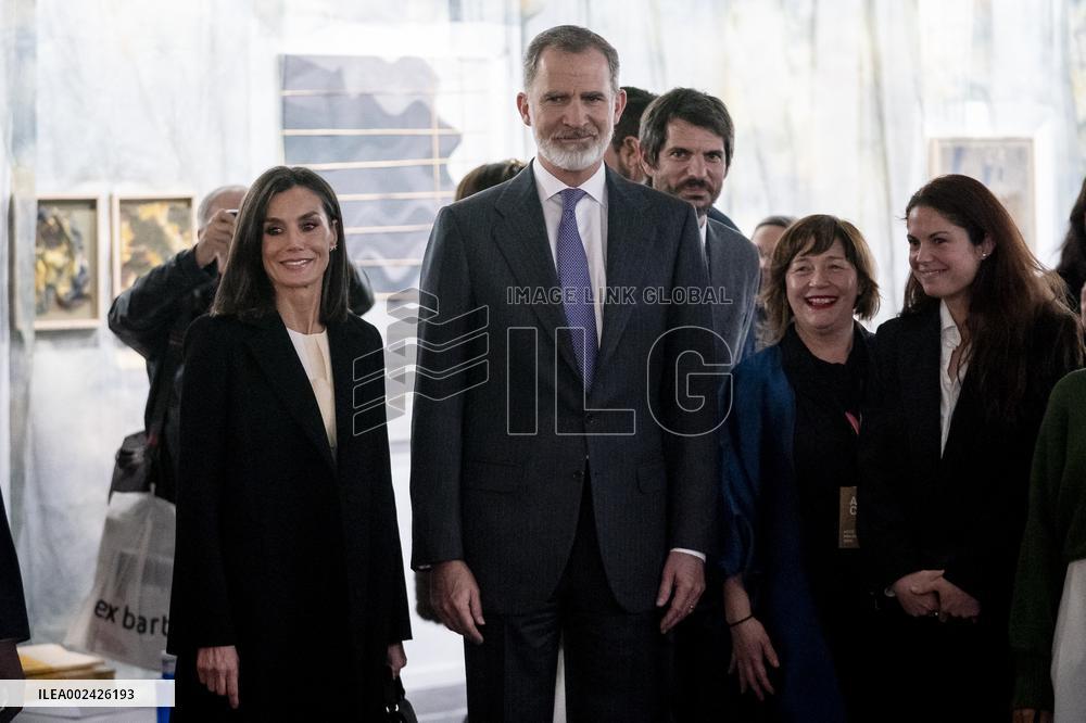 Royals Visit International Contemporary Art Fair - Madrid