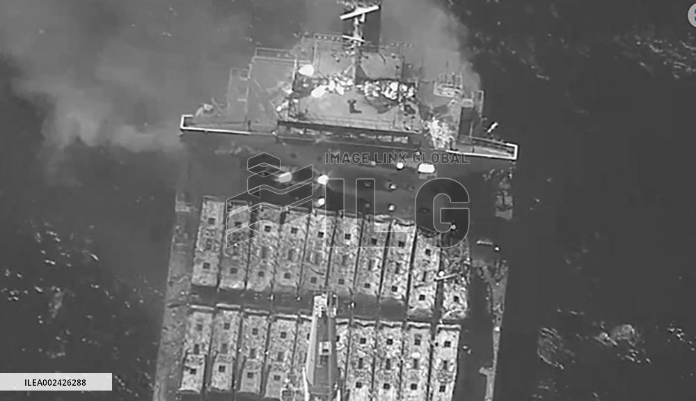 Three Killed In Houthi Missile Attack On Cargo Ship