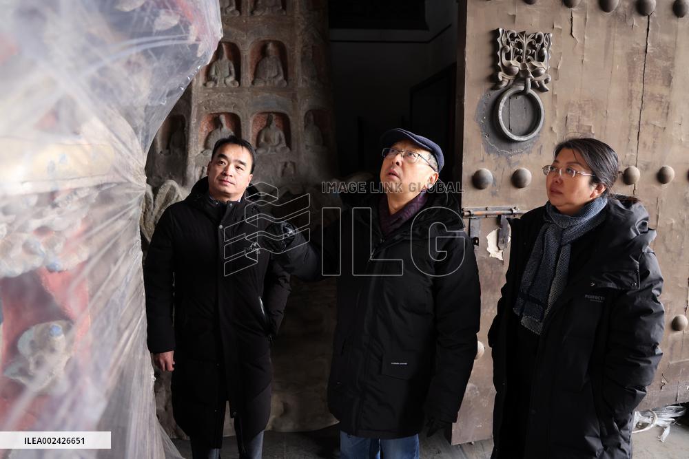 (ChineseToday)CHINA-SHANXI-YUNGANG GROTTOES-NPC DEPUTY (CN)