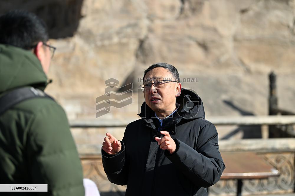 (ChineseToday)CHINA-SHANXI-YUNGANG GROTTOES-NPC DEPUTY (CN)