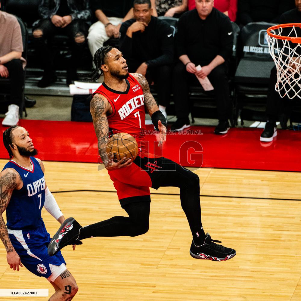 (SP)U.S.-HOUSTON-BASKETBALL-NBA-CLIPPERS VS ROCKETS