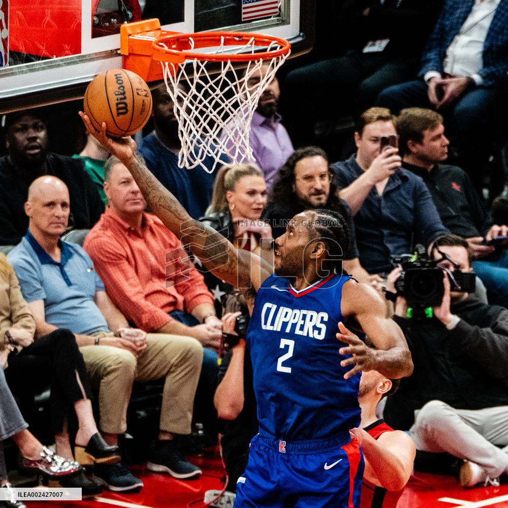 (SP)U.S.-HOUSTON-BASKETBALL-NBA-CLIPPERS VS ROCKETS