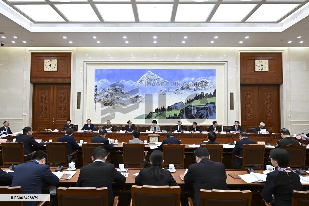 (TWO SESSIONS) CHINA-BEIJING-NPC-CONSTITUTION & LAW COMMITTEE-PLENARY MEETING (CN)