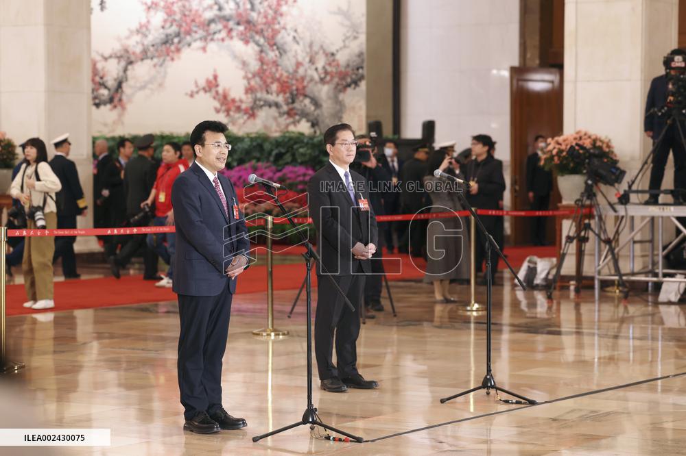 (TWO SESSIONS) CHINA-BEIJING-NPC-DEPUTIES-INTERVIEW (CN)