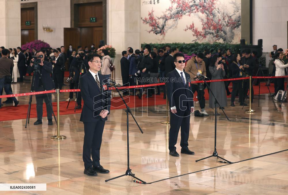 (TWO SESSIONS) CHINA-BEIJING-NPC-DEPUTIES-INTERVIEW (CN)