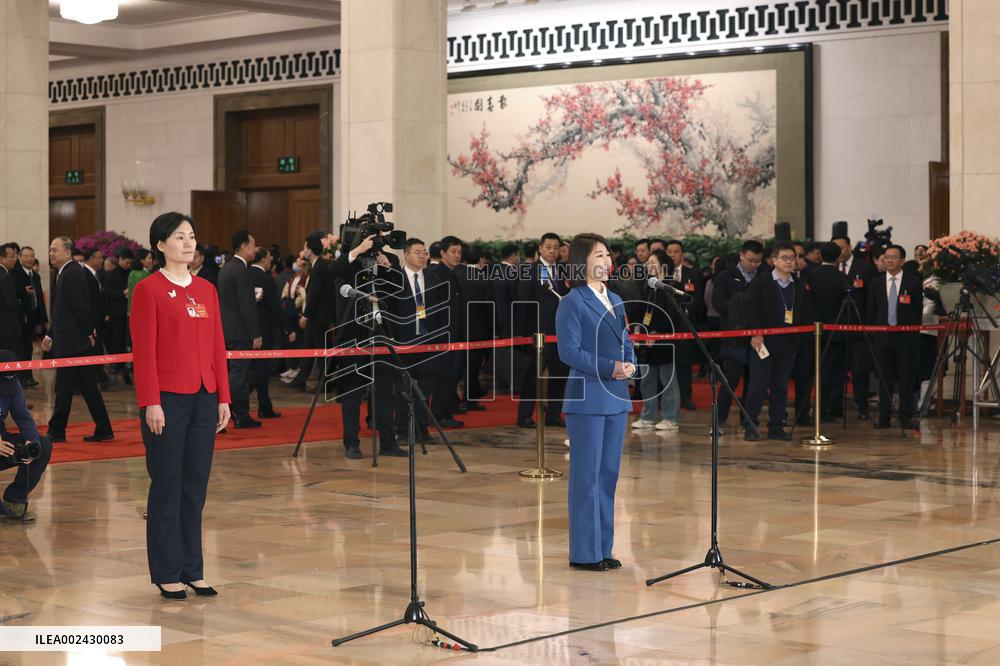 (TWO SESSIONS) CHINA-BEIJING-NPC-DEPUTIES-INTERVIEW (CN)