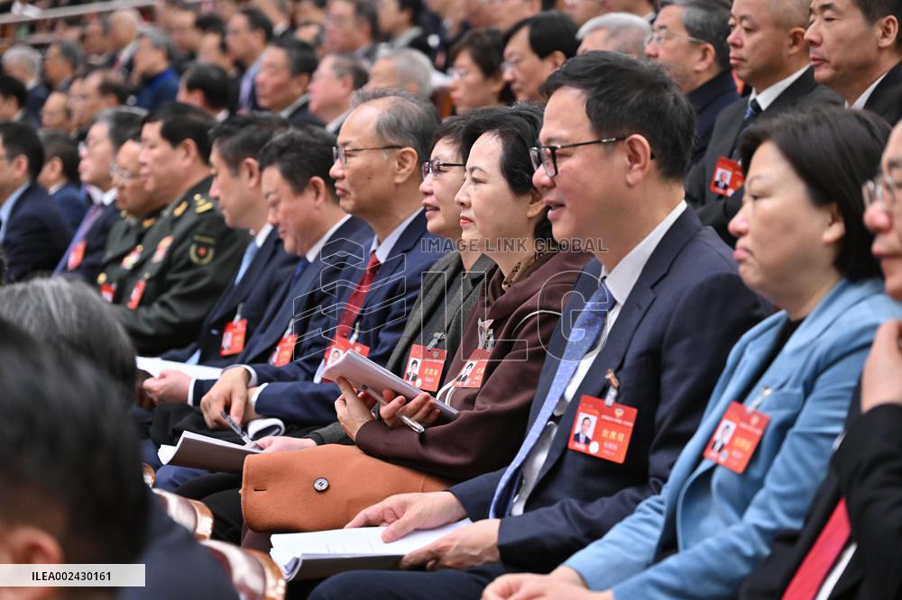 (TWO SESSIONS) CHINA-BEIJING-NPC-ANNUAL SESSION-SECOND PLENARY MEETING (CN)