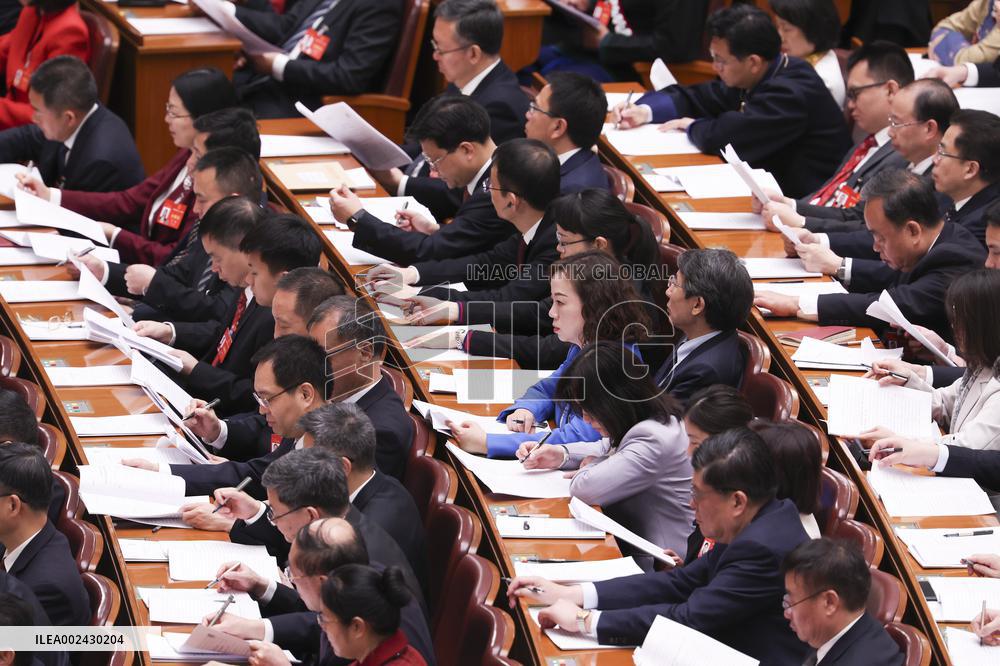 (TWO SESSIONS) CHINA-BEIJING-NPC-ANNUAL SESSION-SECOND PLENARY MEETING (CN)