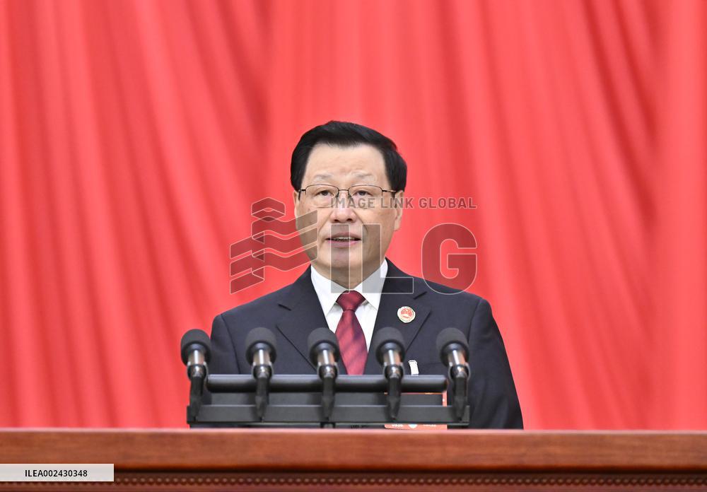 (TWO SESSIONS) CHINA-BEIJING-NPC-ANNUAL SESSION-SECOND PLENARY MEETING-YING YONG-WORK REPORT (CN)