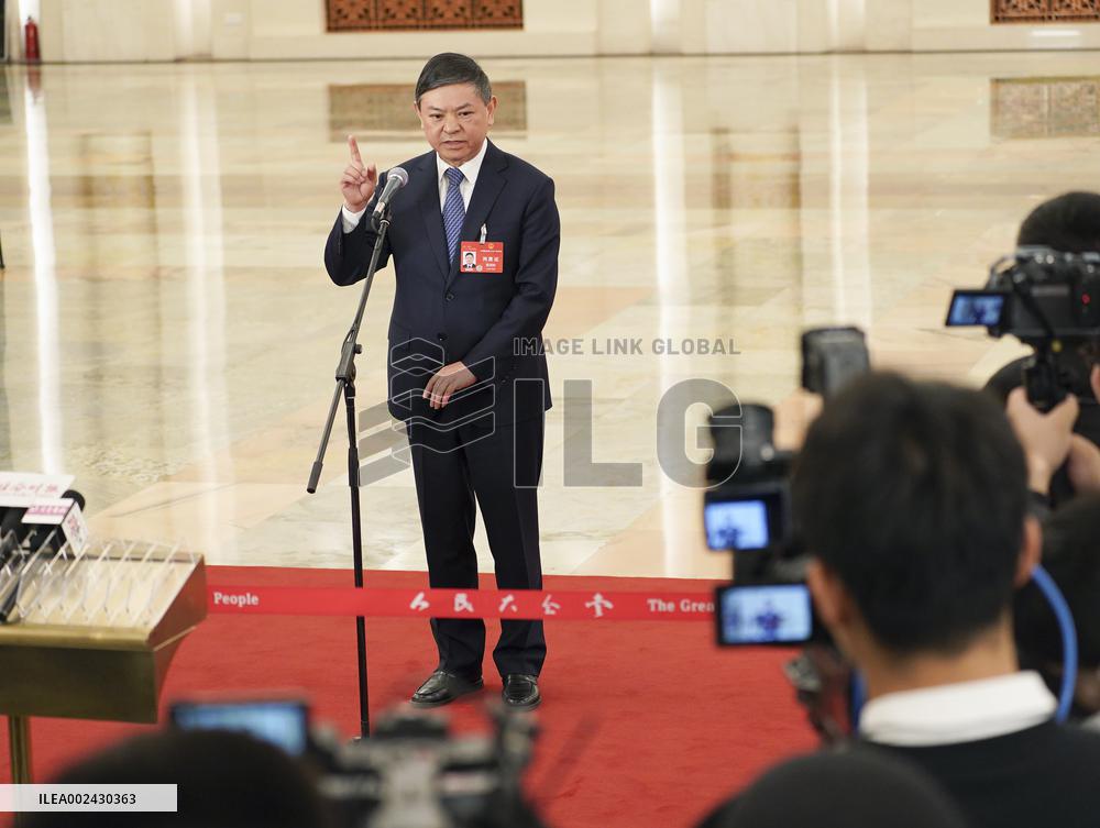 (TWO SESSIONS) CHINA-BEIJING-NPC-MINISTERS-INTERVIEW (CN)