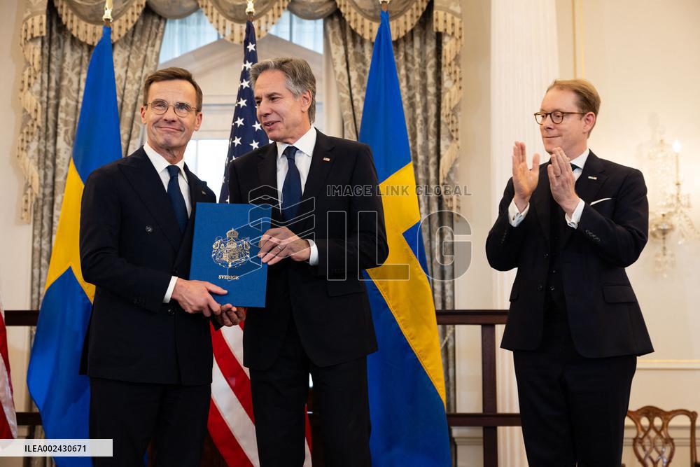 Sweden Joins NATO - Washington