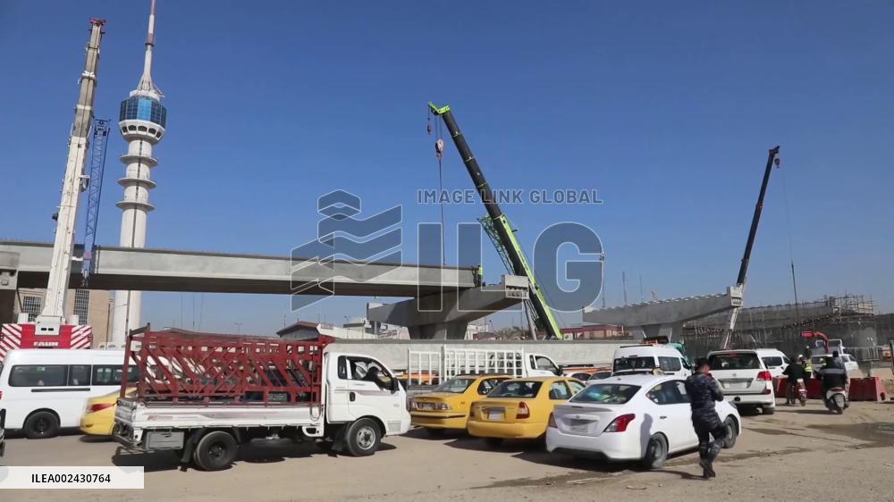 Chinese company performs "heart bypass surgery" to ease traffic jam in Iraqi capital