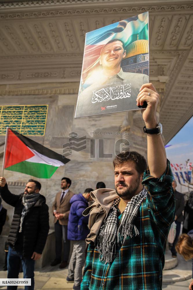Protest Against Continuous Trade With Israel - Istanbul