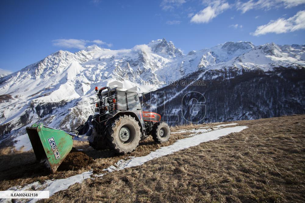 Meije Massif Illustration