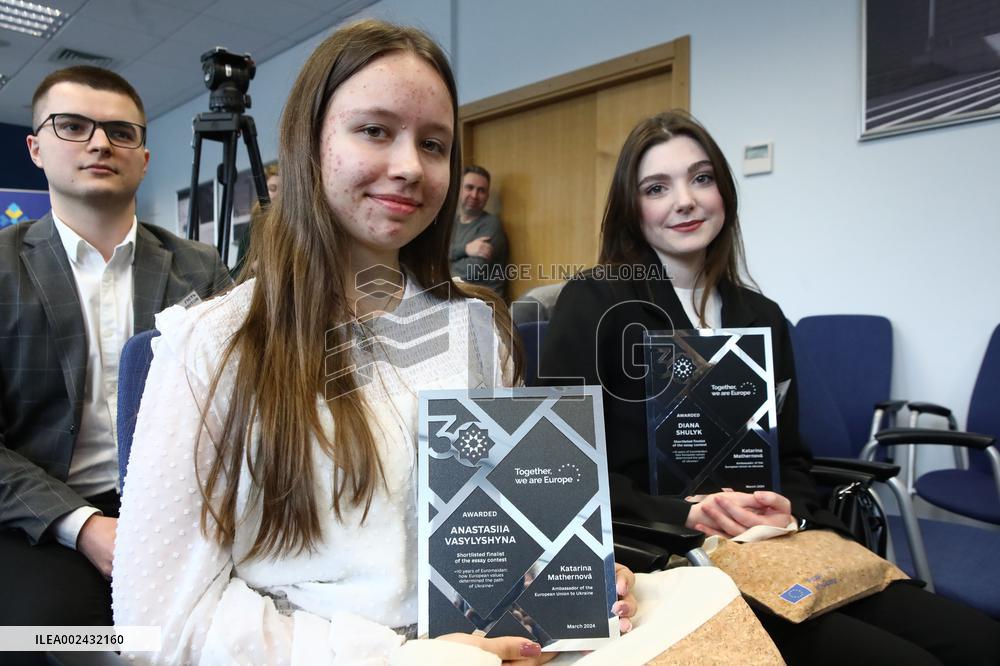 EU Delegation of Ukraine awards Essay Contest winners