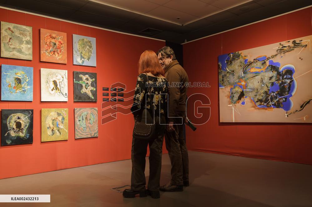 Opening of art exhibition by Petro Bevza in Kyiv