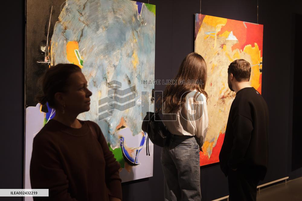 Opening of art exhibition by Petro Bevza in Kyiv