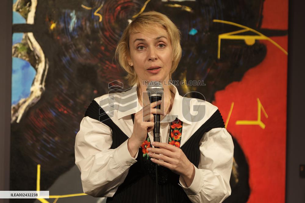 Opening of art exhibition by Petro Bevza in Kyiv