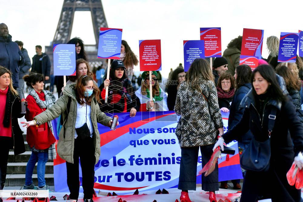 Rally Against Violence Against Women - Paris