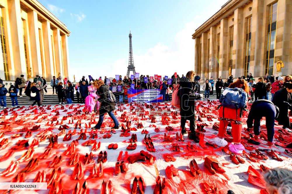 Rally Against Violence Against Women - Paris