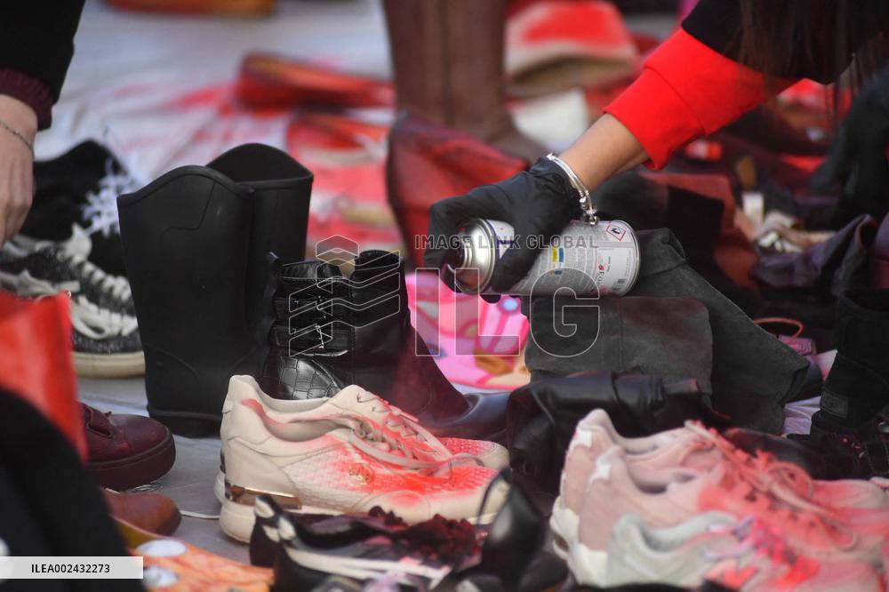 Rally Against Violence Against Women - Paris