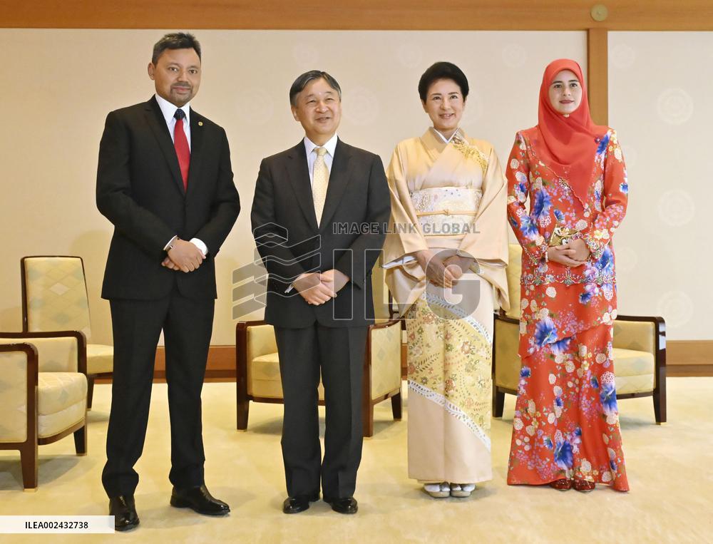 Brunei royal couple in Tokyo