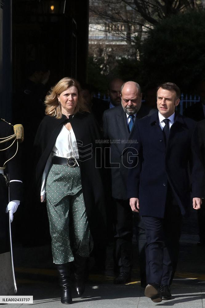 Ceremony To Seal The Right To Abortion In The Constitution - Paris