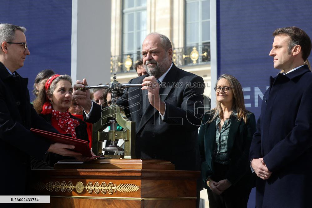 Ceremony To Seal The Right To Abortion In The Constitution - Paris