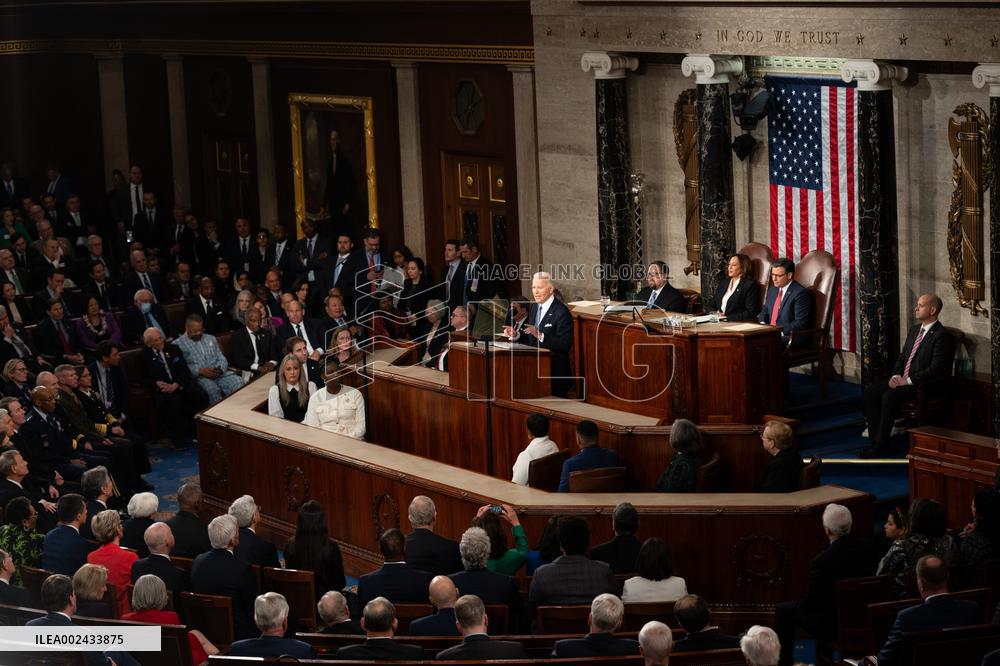 U.S.-WASHINGTON, D.C.-BIDEN-STATE OF THE UNION ADDRESS