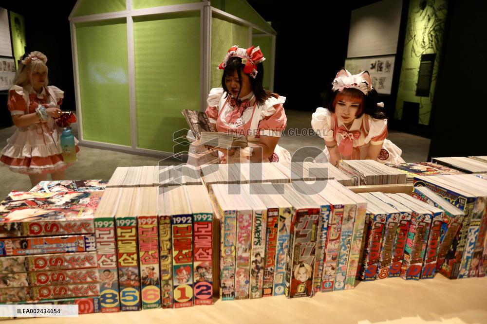 U.S.-CALIFORNIA-ORANGE COUNTY-BOWERS MUSEUM-ASIAN COMIC ARTWORKS-EXHIBITION