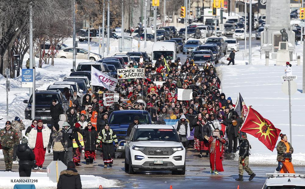 Missing Indigenous Women Protest - Winnipeg
