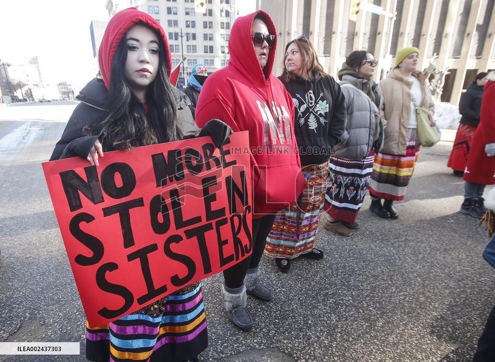 Missing Indigenous Women Protest - Winnipeg