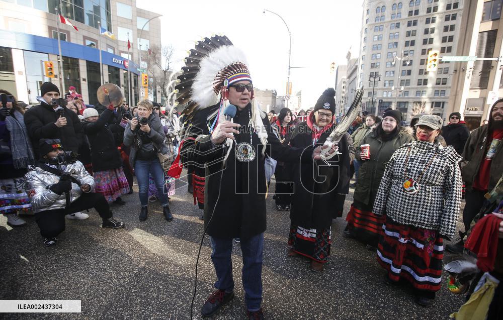 Missing Indigenous Women Protest - Winnipeg