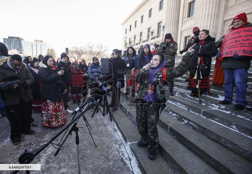 Missing Indigenous Women Protest - Winnipeg