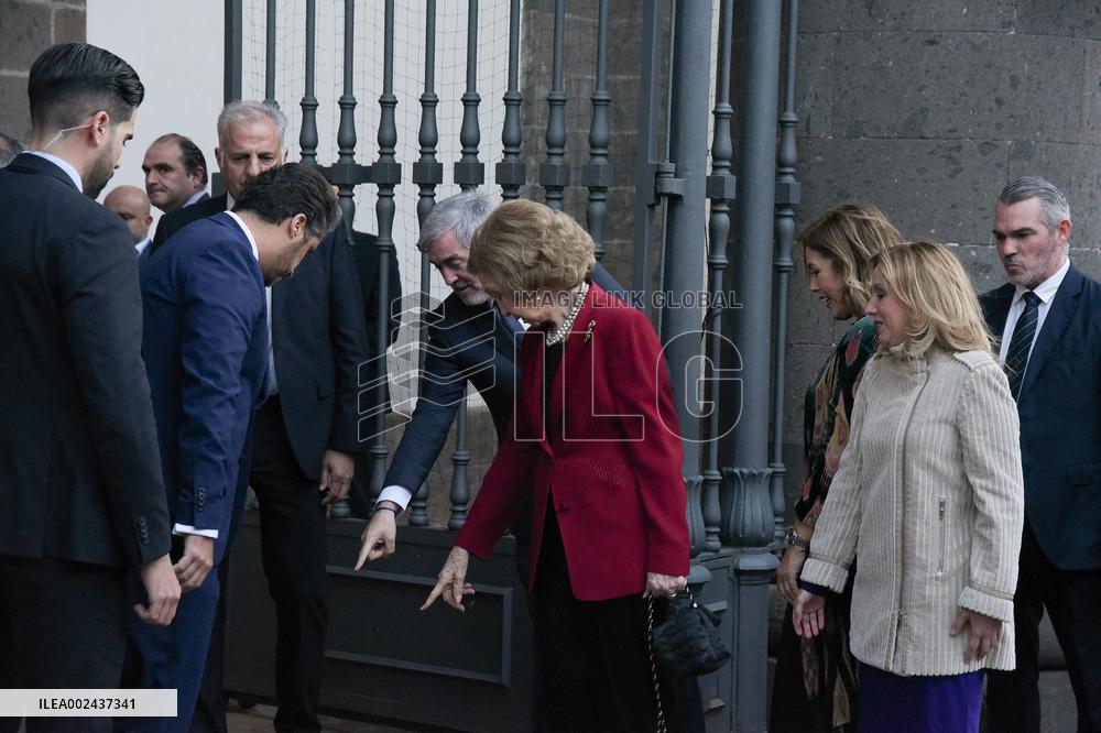 Queen Sofia Attends A Concert - Canary Islands