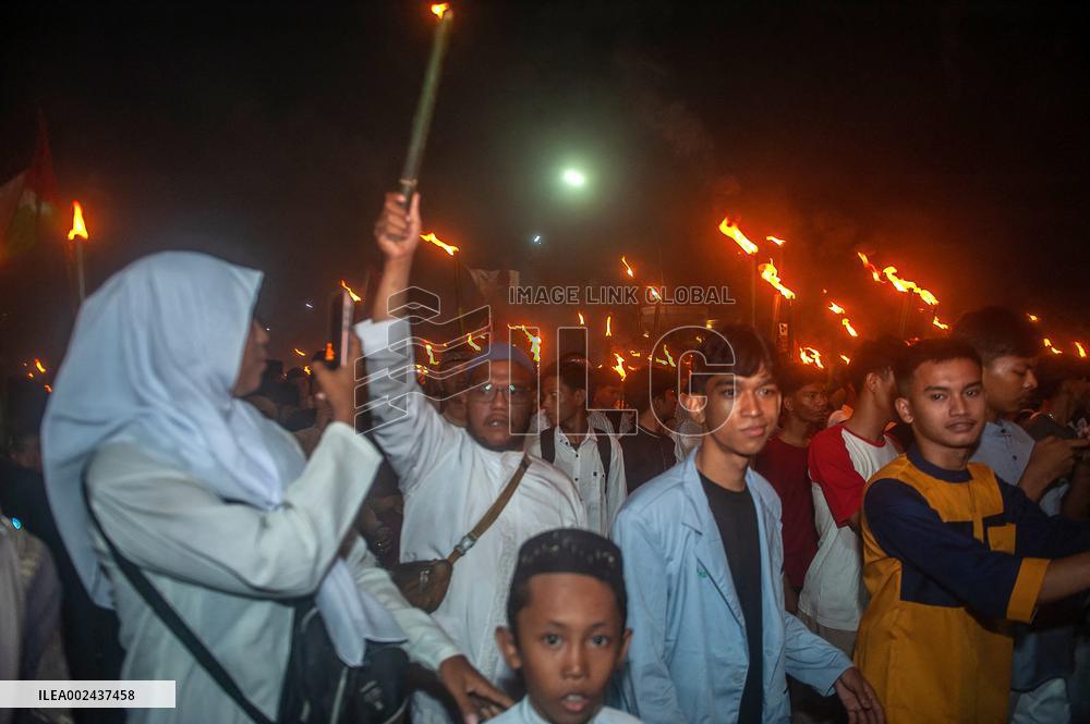 Torchlight Parade Welcoming Ramadan