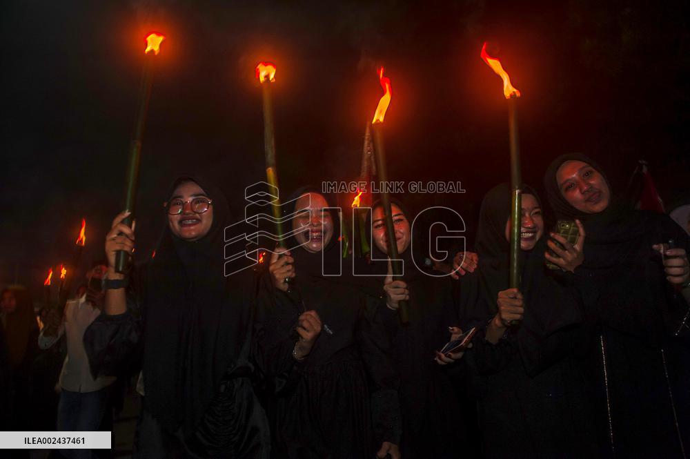 Torchlight Parade Welcoming Ramadan