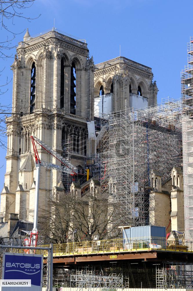 Notre-Dame De Paris Cathedral Reconstruction - Paris